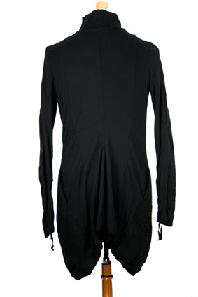 Pal Offner Coat Black mixed fabric coat / jacket view 3 Pal Offner Coat Black mixed fabric coat / jacket view 3
